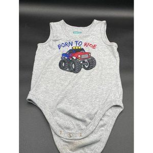 Garanimals 24 month One Piece Monster Trucks Born to Ride Length 16 Inches